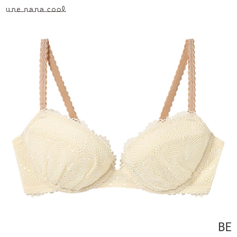 une nana cool（ウンナナクール） イットレインズ 3/4カップブラ
