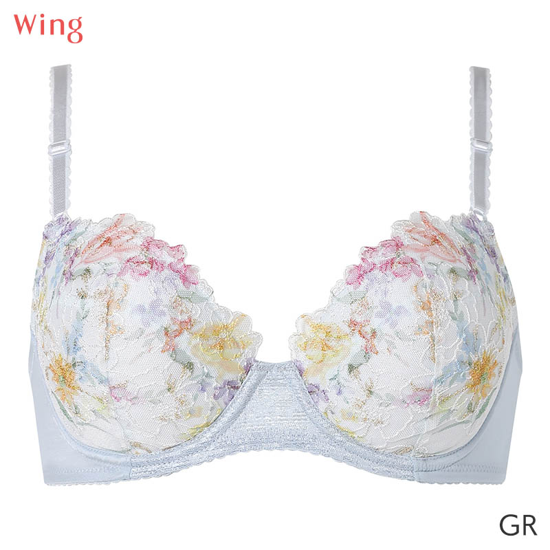 Wing ウイング ナチュラルアップブラ ブラジャー 3/4カップ(C D)KB2060
