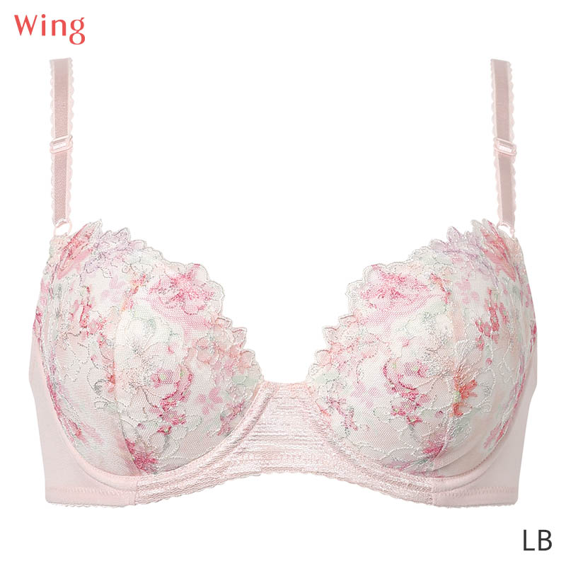 Wing ウイング ナチュラルアップブラ ブラジャー 3/4カップ(C D)KB2060