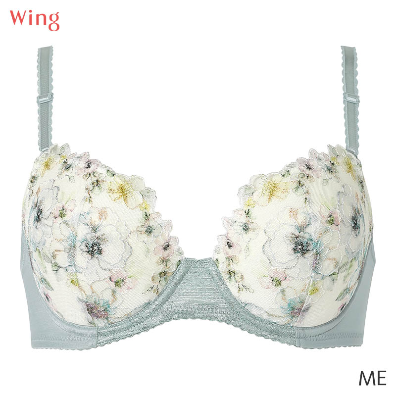 Wing ウイング ナチュラルアップブラ ブラジャー 3/4カップ(C D)KB2060