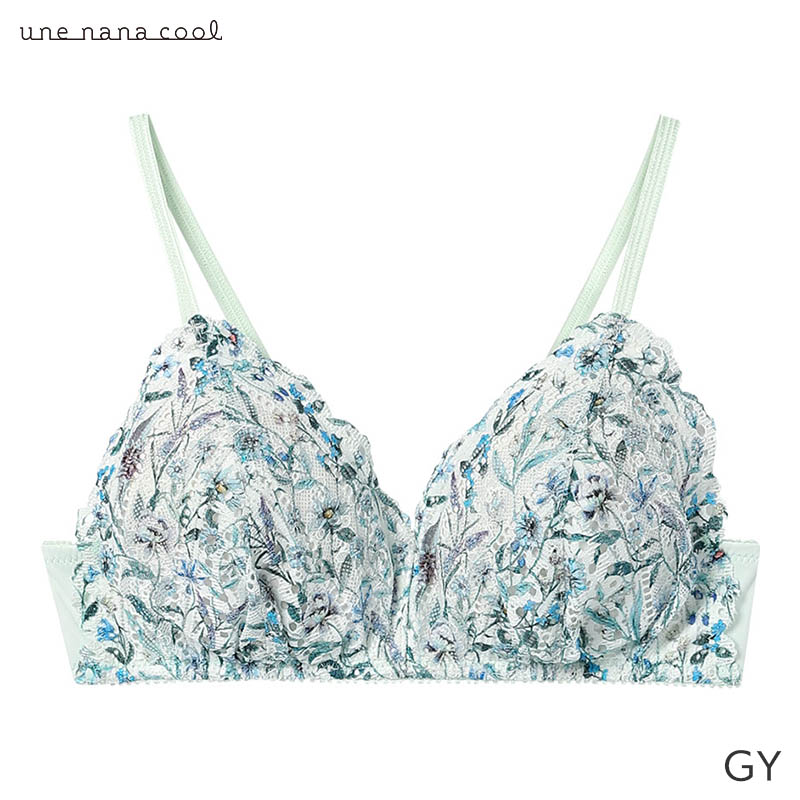 une nana cool（ウンナナクール） 三角レースノンワイヤーブラ MADE