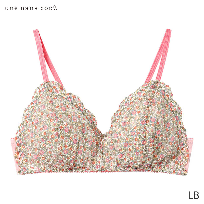 une nana cool（ウンナナクール） 三角レースノンワイヤーブラ MADE