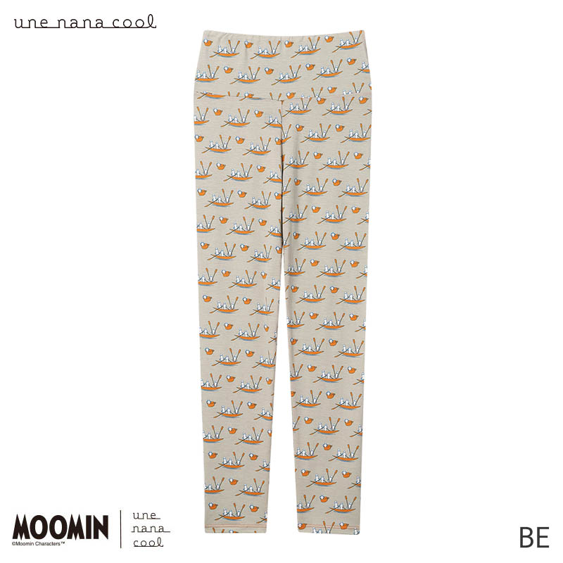 une nana cool ウンナナクール MOOMIN × ハラマキ付レギンス は