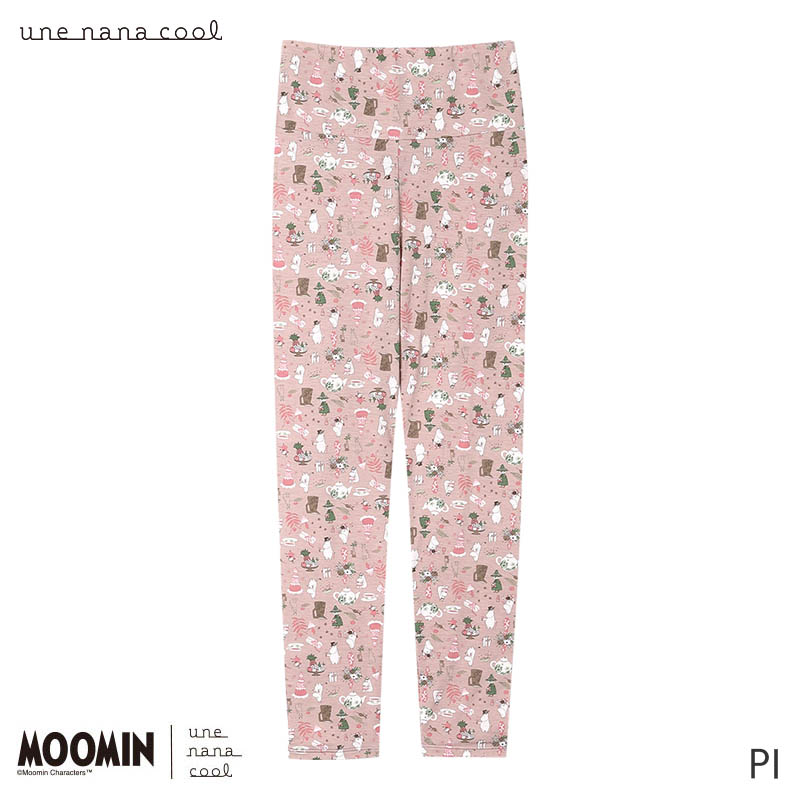 レッグウェア nana ムーミン】MOOMIN × une nana ccol ハラマキ付きレギンス / une