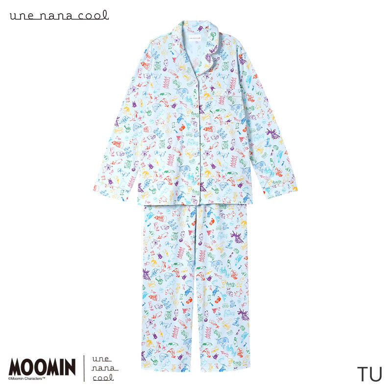 une nana cool（ウンナナクール） MOOMIN × レディース パジャマ 綿100