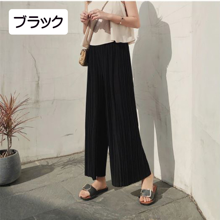 vivapresto プリーツガウチョパンツ 新品タグ付き