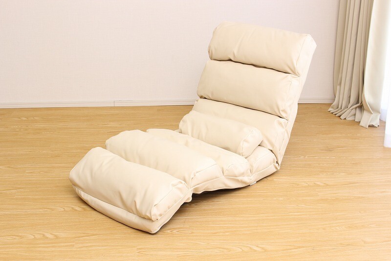 ふかふかリクライニング座椅子/リラックスチェアー ハイバッグ高座椅子