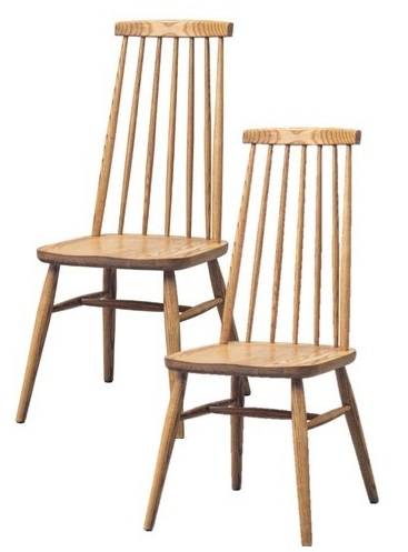 【新品】DiningChair木製ダイニングチェアー【アッシュ2脚セット】 ienowa ダイニングチェアー2脚組セット アッシュ無垢材