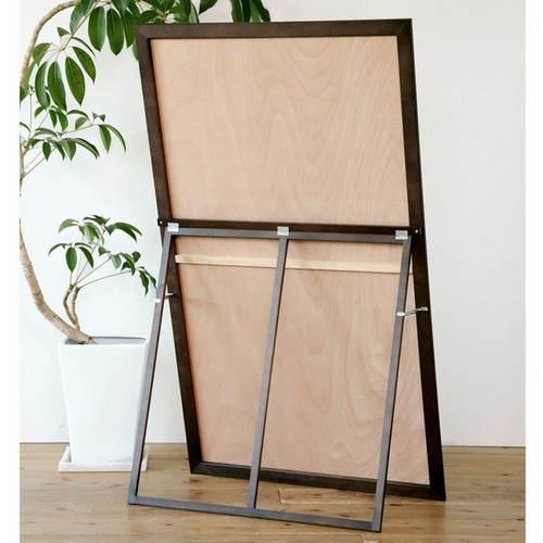 姿見/スタンド飛散防止鏡/でっかいミラー90幅 大型インテリアジャンボ