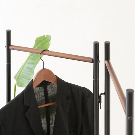 フレームハンガーラック コーナーハンガー 衣桁 洋服着物掛け 折り畳み