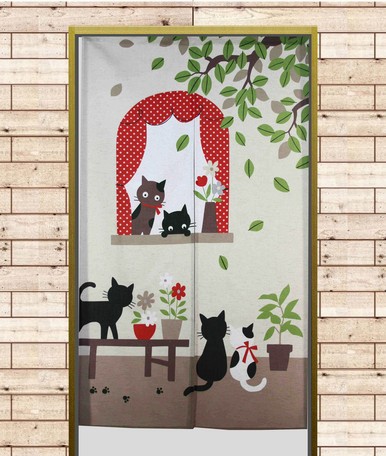 のれん ロング 暖簾 85×150 間仕切り 洋風 輸入雑貨 猫柄cat ネコ 楽天市場】のれん ロング 暖簾 85×150 間仕切り 洋風 輸入雑貨 猫柄cat