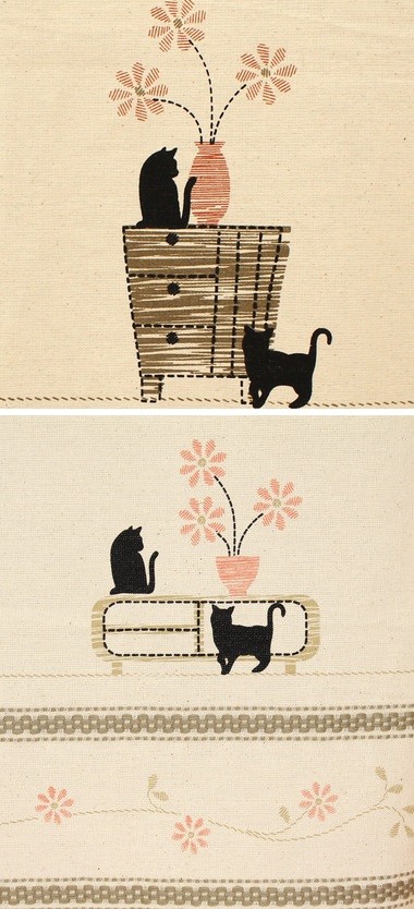 のれん ロング 暖簾 80x150 猫cat ネコ雑貨 かわいい 間仕切り 洋風 1753792263.jpg?1670261020