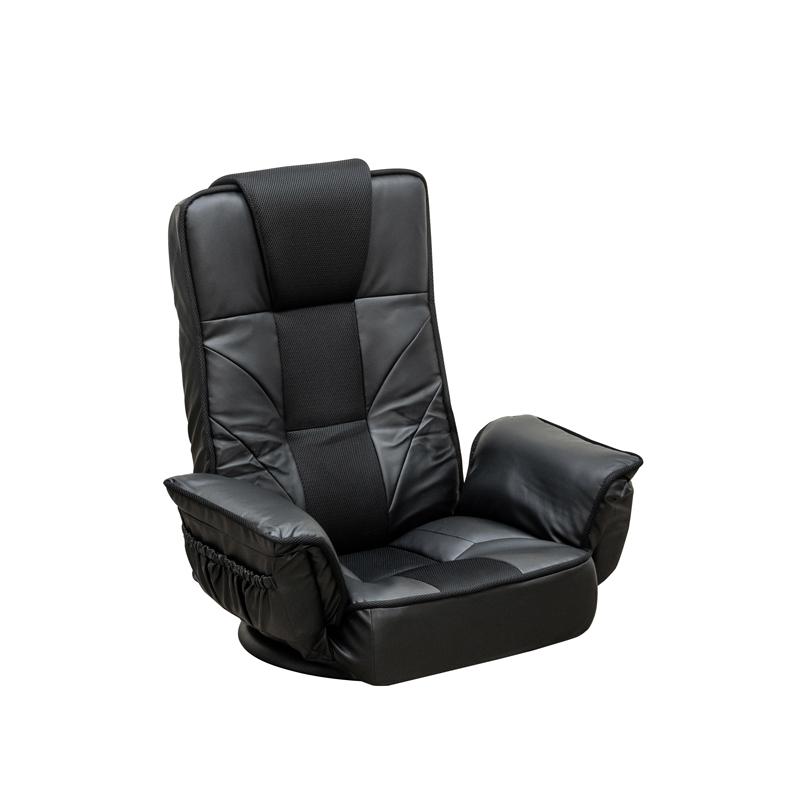 回転式 メッシュ 肘付 座椅子 / 新品未使用（レッド） 回転式メッシュ肘付座椅子 レッド（RD）