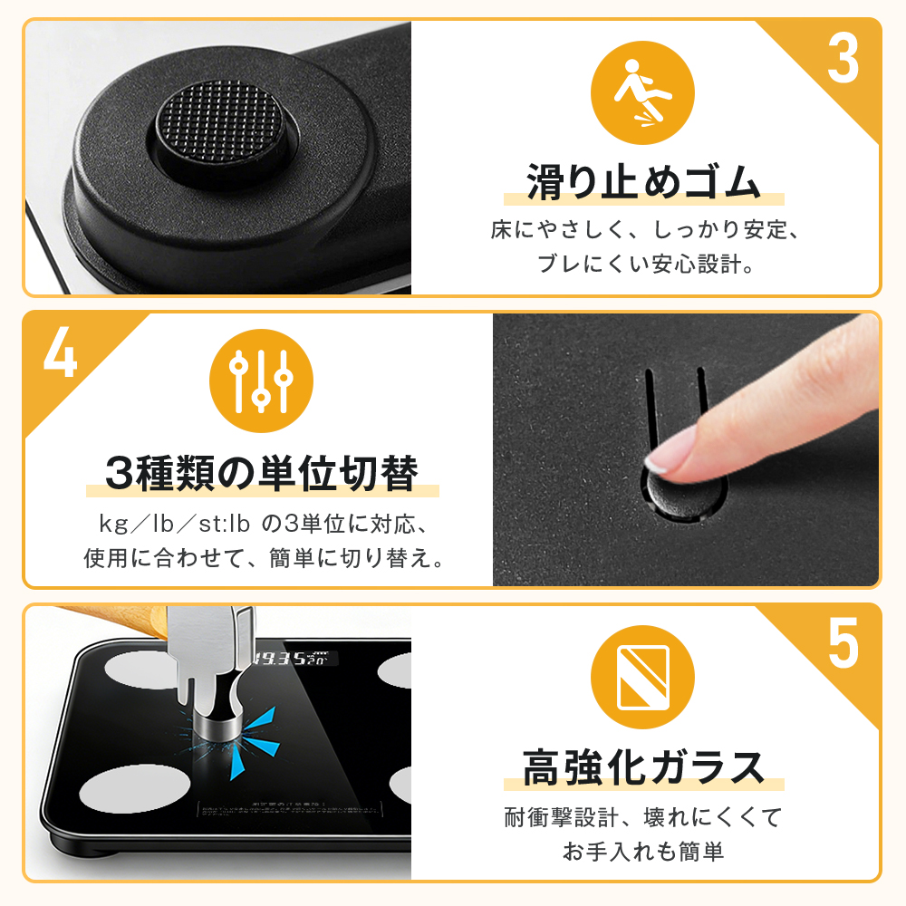 それは体脂肪を減らすためのバイブレーターです 体重計 スマホ連動 母の日｜セール中！ 体組成計 体脂肪計 ヘルス