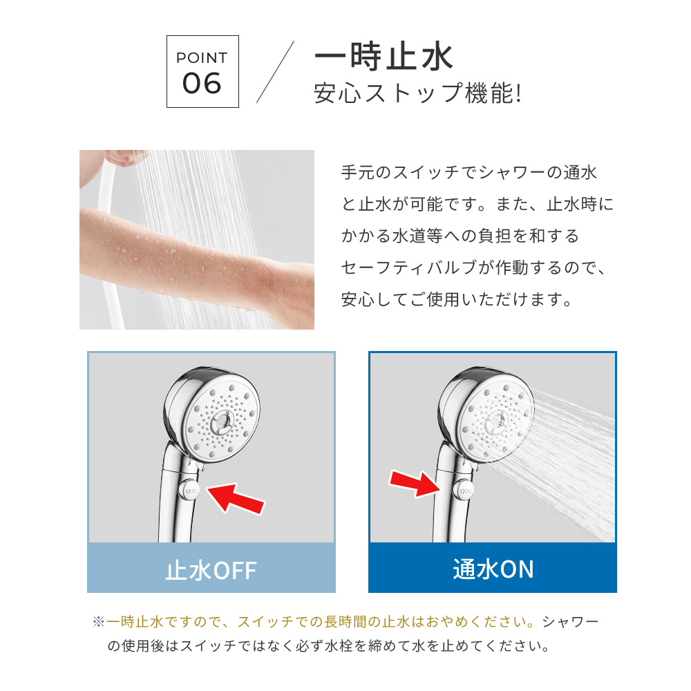 シャワーヘッド ウルトラファインバブル マイクロバブル 5段階モード