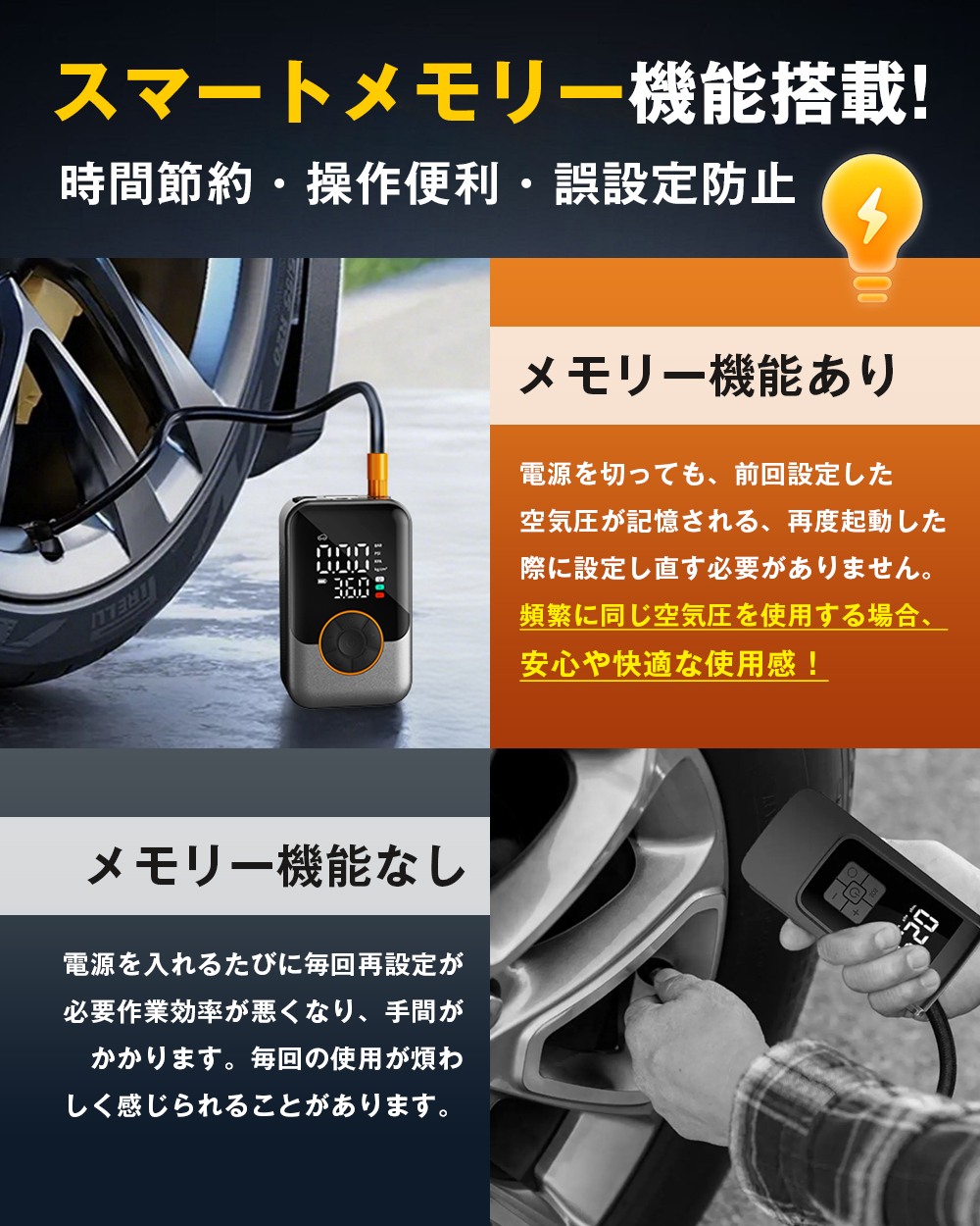 電動空気入れ 空気入れ 40cmエアホース エアポンプ コードレス 電動