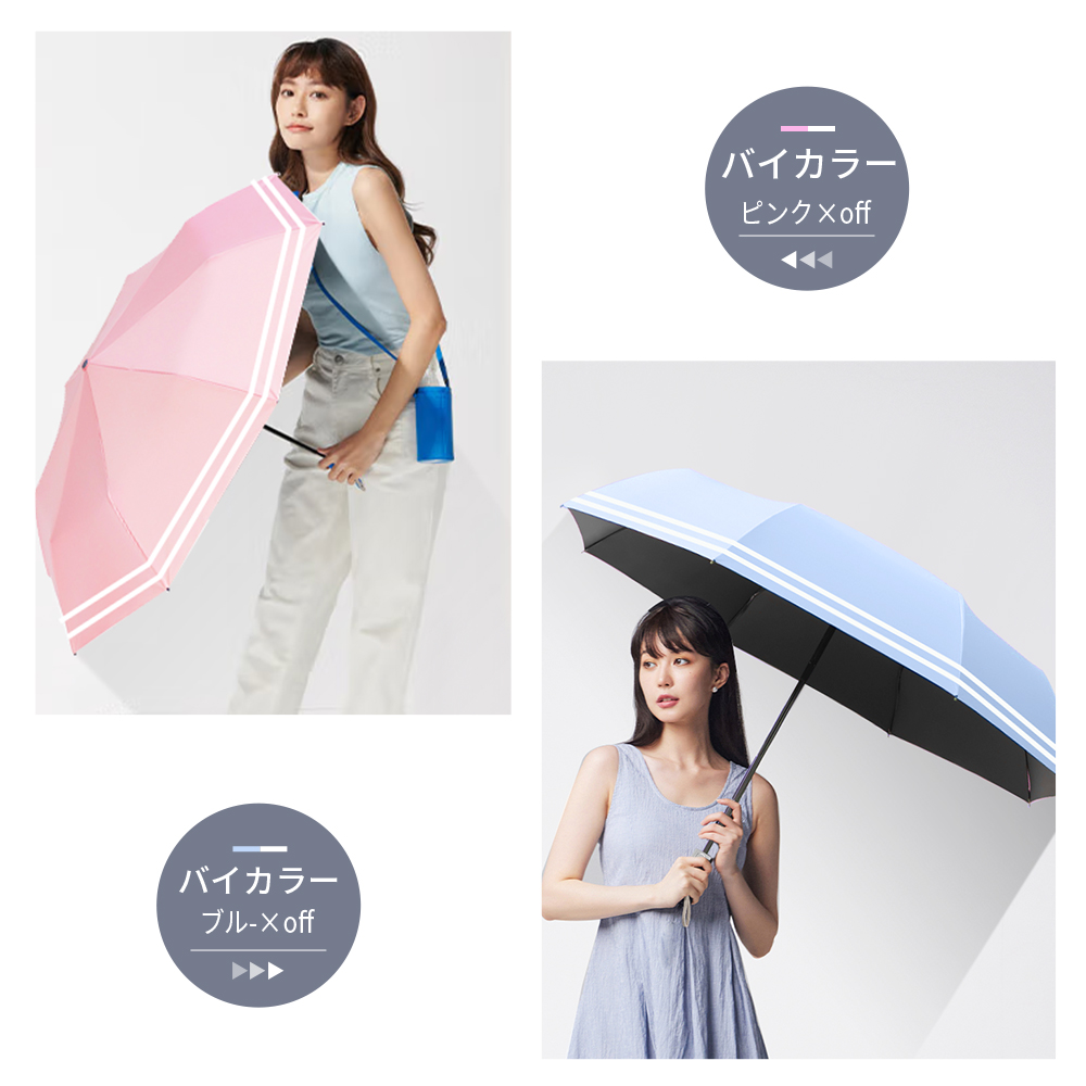 新品　フルラ　ワンタッチ長傘　耐風傘　晴雨兼用　紫外線防止加工 クーポンで1880円】晴雨兼用傘 折りたたみ日傘 完全遮光