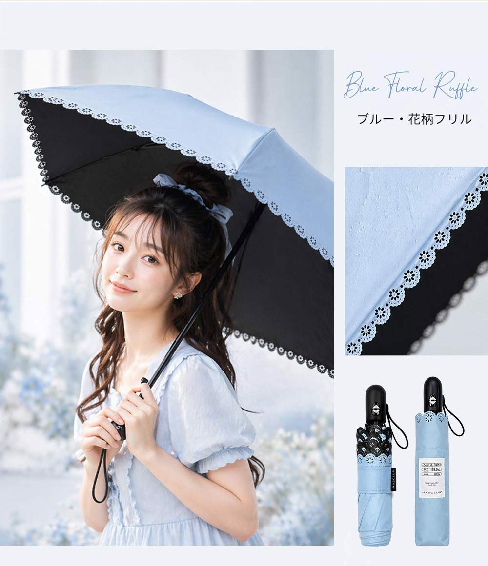1秒自動開閉／折りたたみ傘 ワンタッチ 晴雨兼用傘 日傘 軽量