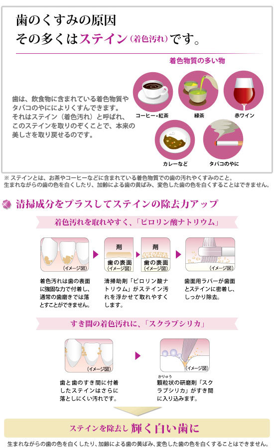 メール便対応】パナソニック ステインクリーンペースト ドルツはみがき