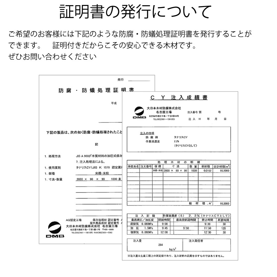 防腐注入木材 国産杉の大日本ウッド プレナー４