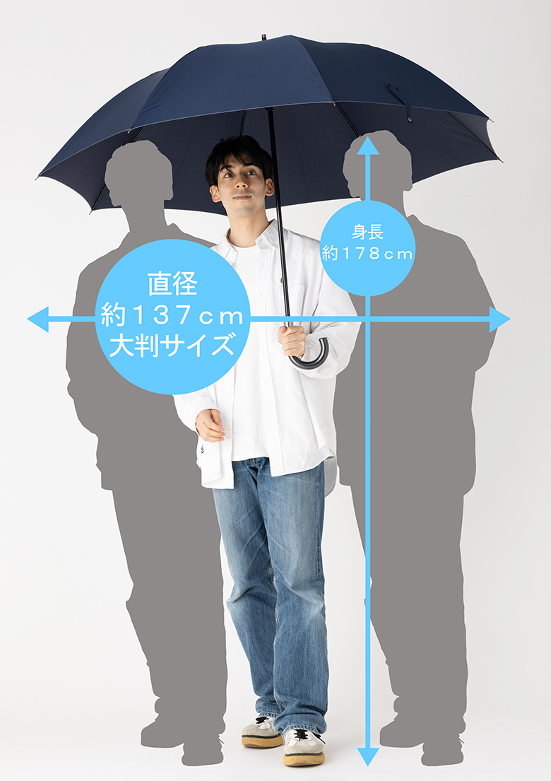 6本組) 傘 メンズ キングサイズ 大きい傘 80cm×8本骨 直径137cm LIEBEN-0167 :0167-6:リーベン Yahoo!店 -  通販 - Yahoo!ショッピング