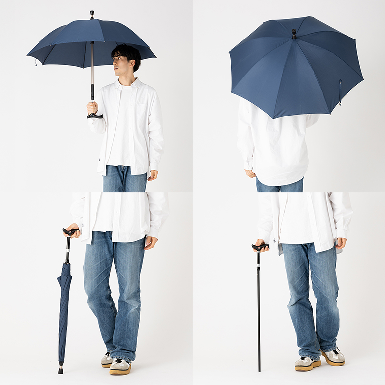 Lieben 傘 ステッキブレラ 雨傘 ステッキ傘 メンズ レディース