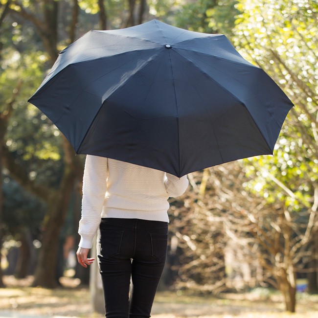 Lieben 自動開閉 傘 折りたたみ メンズ 70cm×8本骨 大きい傘