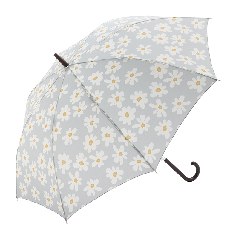 傘 レディース 大きい 長傘 65cm おしゃれ 雨傘 ジャンプ 花柄 フラワー 猫 LIEBEN-0478｜lieben2000｜02