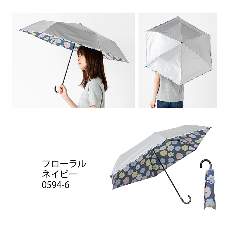 Lieben（リーベン） 日傘 UV晴雨兼用ミニ 折りたたみ傘 50cm×6本骨