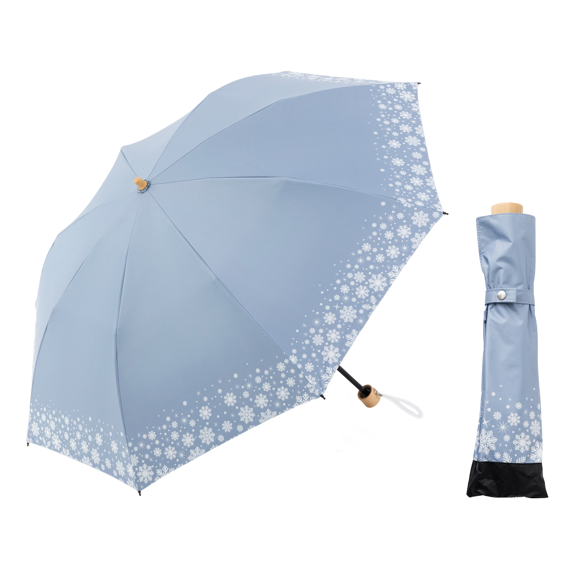 Lieben（リーベン） 日傘 折りたたみ UV遮熱遮光折傘 晴雨兼用 50cm