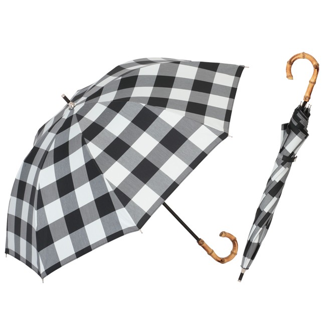 日傘 １級遮光 コンパクト長傘 レディース 50cm×8本骨 晴雨兼用 遮光1 