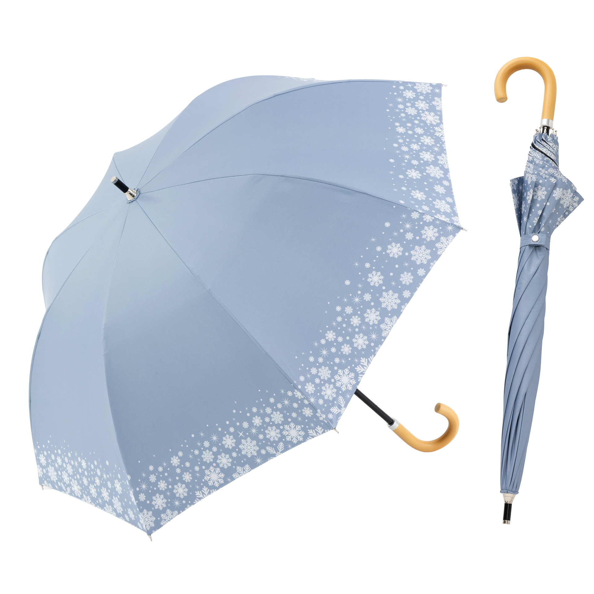日傘 ショート傘 50cm×8本骨 ＵＶ遮熱遮光コンパクト長傘 晴雨兼用 レディース 女性用 クールプラス ギフト LIEBEN-1701 | Lieben | 11