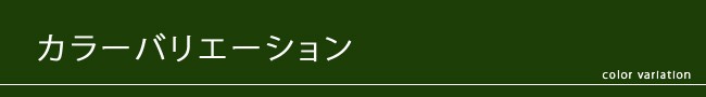 カラーバリエーション、見出し