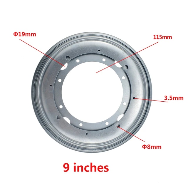 4種類の回転式スイベルプレート,頑丈な丸い形,亜鉛メッキ｜liefern｜05