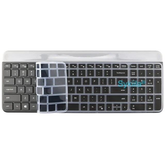 Logitech-mk470,k470,k580,k585用の成形キーボードカバー,シリコン保護フィルム,色付きの黒のアクセサリー｜liefern｜03