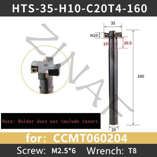 T-スロットフライス盤、台形スロット、ccmt060204 CNCマシン用サイドフライスカッター、20mm-100mm、htsシリーズ｜liefern｜08