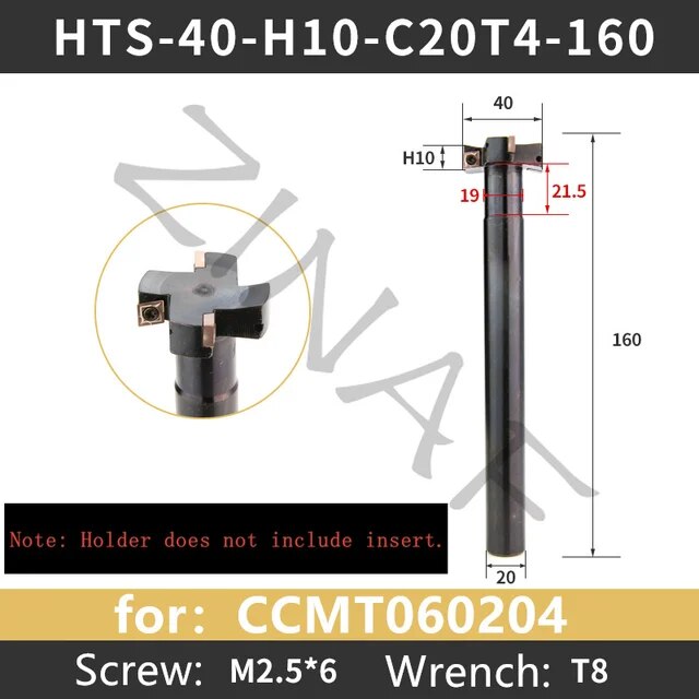 T-スロットフライス盤、台形スロット、ccmt060204 CNCマシン用サイドフライスカッター、20mm-100mm、htsシリーズ｜liefern｜10