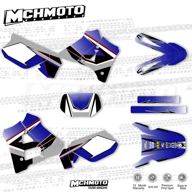 Mchmfg-標準的なグラフィックステッカー,Xaha dt125r,dt200r,dt200用｜liefern｜06