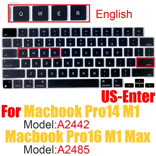 Macbook pro 14インチ,2021 m1 a2442/macbook pro 16インチ,2021 m1 max a2485,異なる言語レイ｜liefern｜06