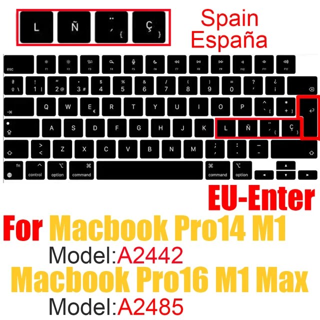 Macbook pro 14インチ,2021 m1 a2442/macbook pro 16インチ,2021 m1 max a2485,異なる言語レイ｜liefern｜05