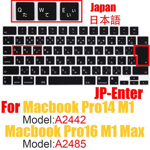 Macbook pro 14インチ,2021 m1 a2442/macbook pro 16インチ,2021 m1 max a2485,異なる言語レイ｜liefern｜13