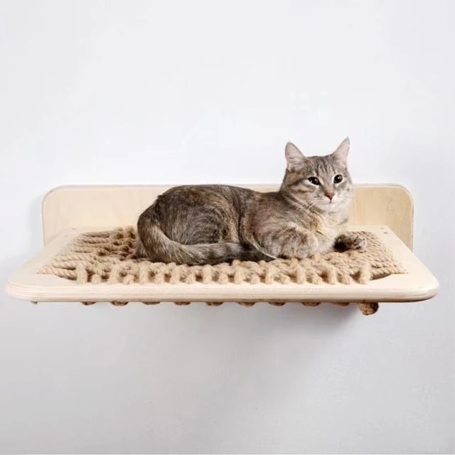 猫用ハンモック,壁掛けベッド,猫の木,ペット用ベッド,実用的で耐久性のある実用的なクライミングフレーム,ウォールプラットフォーム,ソファ家具｜liefern｜03