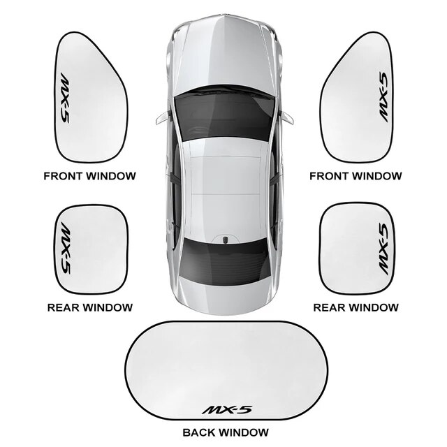 Mazda demo CX-5 axela3 mps CX-3用の車の窓の日よけカバー,ブレード6 atenzaco MX-5 CX-30 SKyti｜liefern｜10