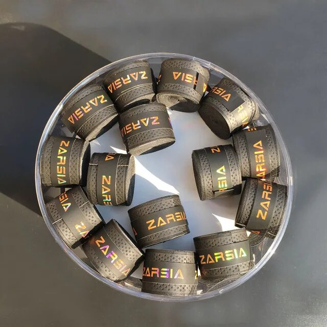 Zariaテニスホバーグリップ15個ピース/ロットロット,圧力ポイントテニスラケット,軽くて乾燥した感のある滑り止めのスウェットシャツ (黒)｜liefern｜10
