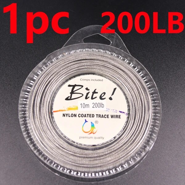 ナイロンコーティングされた微量ワイヤー,10m,7ストランド,5?200ポンド,編組,スチールワイヤーリーダー,ジギングライン,シーフィッシングアクセ｜liefern｜08