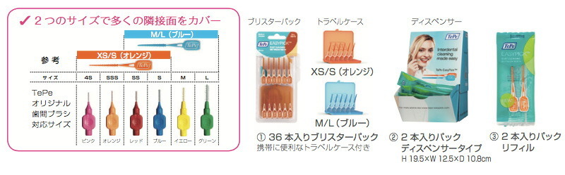 テペ イージーピック（36本入りブリスターパック） オレンジ/ブルー クロスフィールド tepe 歯ブラシ /ハブラシ 予防歯科 歯科専売 :tepe-easypick36:エルアイビー  LIBヤフー店 - 通販 - Yahoo!ショッピング