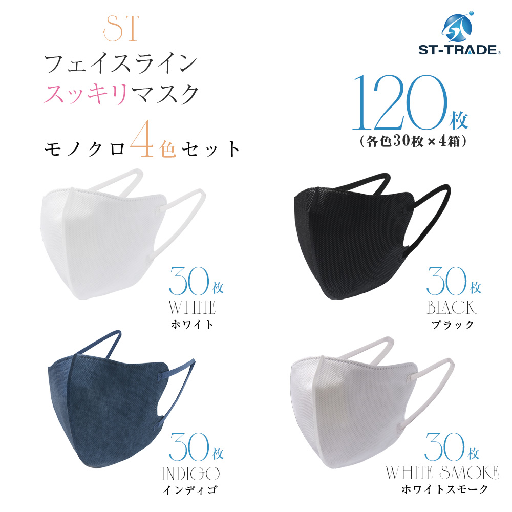 STフェイスラインすっきりマスク 120枚入り MRIでも使える カケンPFE