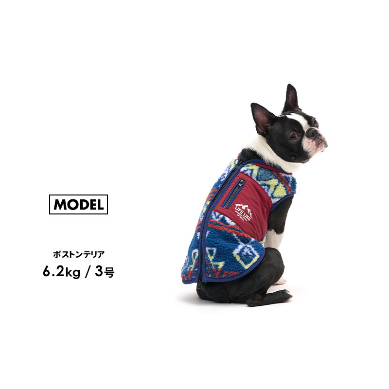 アウトドアボアベスト1-5号2L-3LFB】ドッグウェア 小型犬 中型犬 犬 服