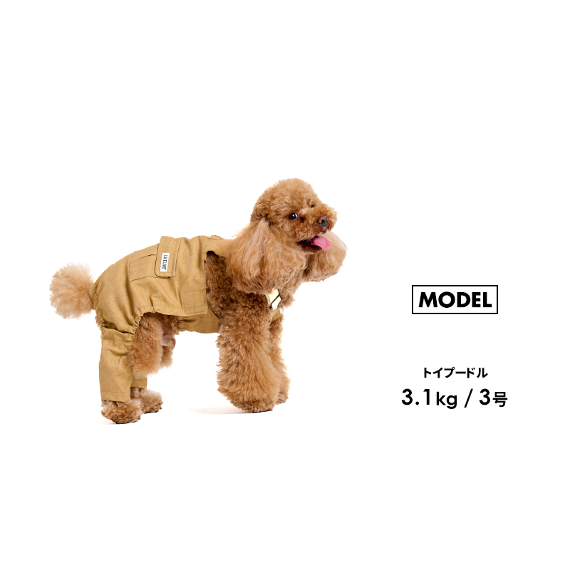 【ミルアウトドアキャンプオーバーオール1-5号2L-3L】ドッグウェア 小型犬 犬 服 アウトドア キャンプ 犬服 ペット用品 LIFELIKE［返品不可・サイズ交換可］｜life-like｜12