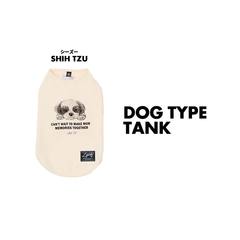 LIFELIKE（ライフライク） ドッグタイプタンクSHIHTZU シーズー 犬 服